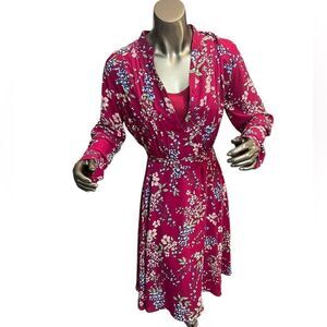 Nanette Lepore Floral Belted Dress - Size 8
